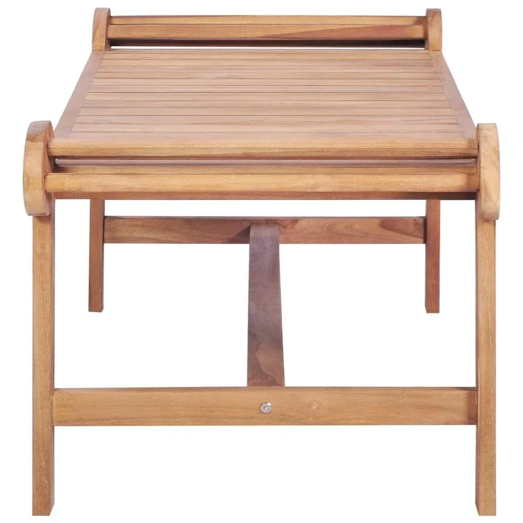 Couchtisch 100x50x45 cm massiv Teak