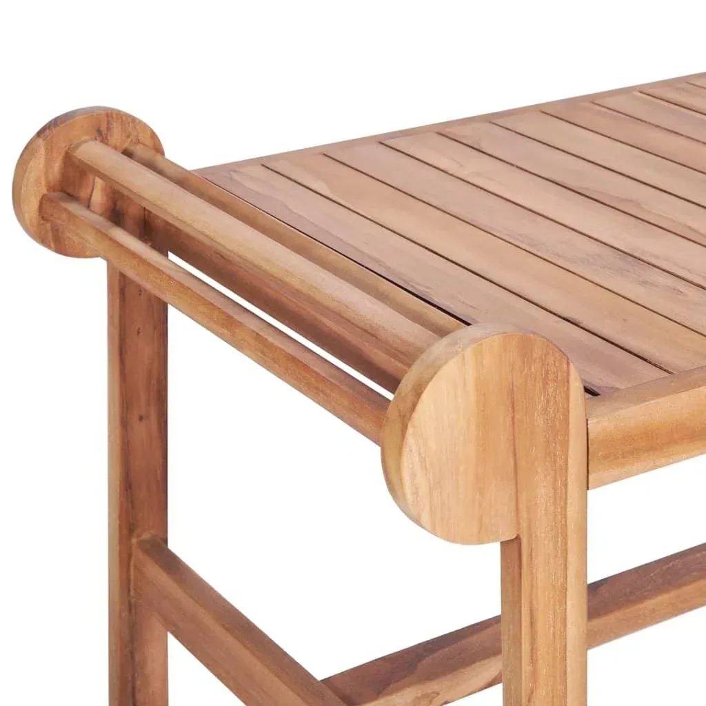 Couchtisch 100x50x45 cm massiv Teak