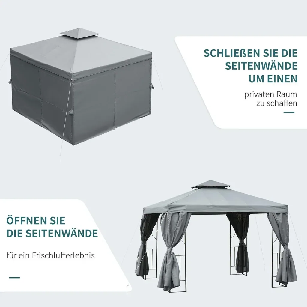Gartenpavillon Pavillon ca. 3 x 3