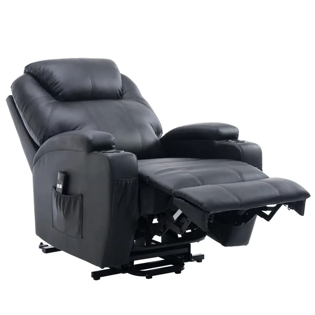 Aufstehsessel Fernsehsessel mit Aufbewahrungstasche Massagesessel mit Aufstehhilfe Relaxsessel verstellbarer Winkel Fern