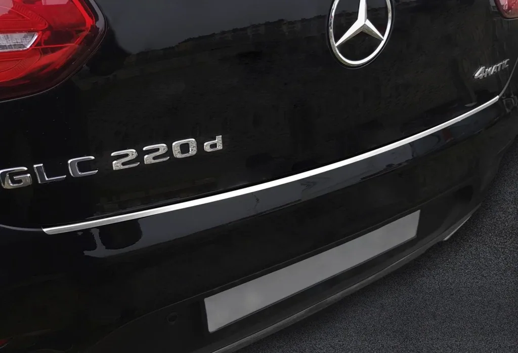 Ladekantenschutz Edelstahl für Mercedes Benz GLC Coupe C 253, Baujahr 2016-2019, FL 2019>