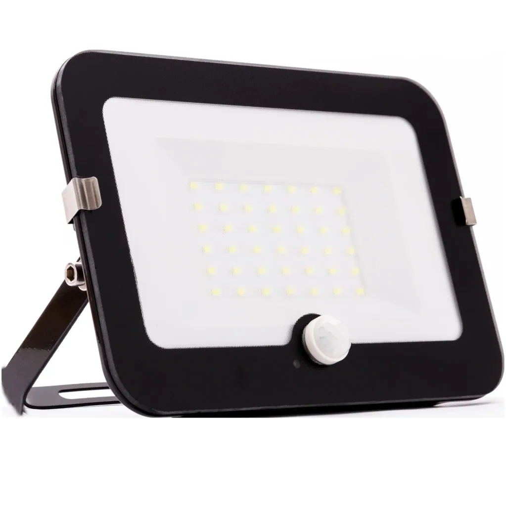 LED-Fluter mit Bewegungsmelder, 30 Watt, IP44, 195 x 140 x 36 mm