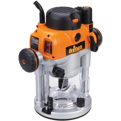 Präzisionsfräse mit Doppelfunktion - 2400 W - Angriffstiefenbereich: 0 - 68 mm