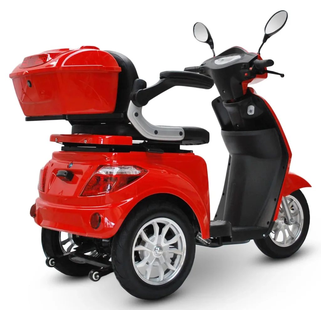 Elektromobil 500 Rot, 15 km/h, Seniorenroller/Seniorenmobil