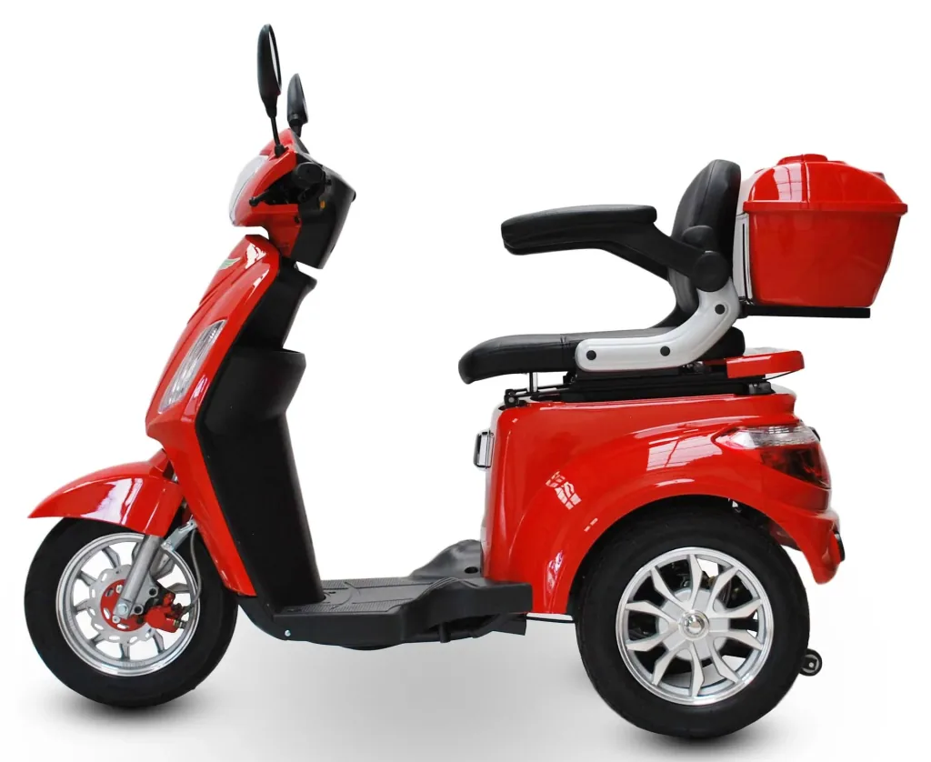 Elektromobil 500 Rot, 15 km/h, Seniorenroller/Seniorenmobil