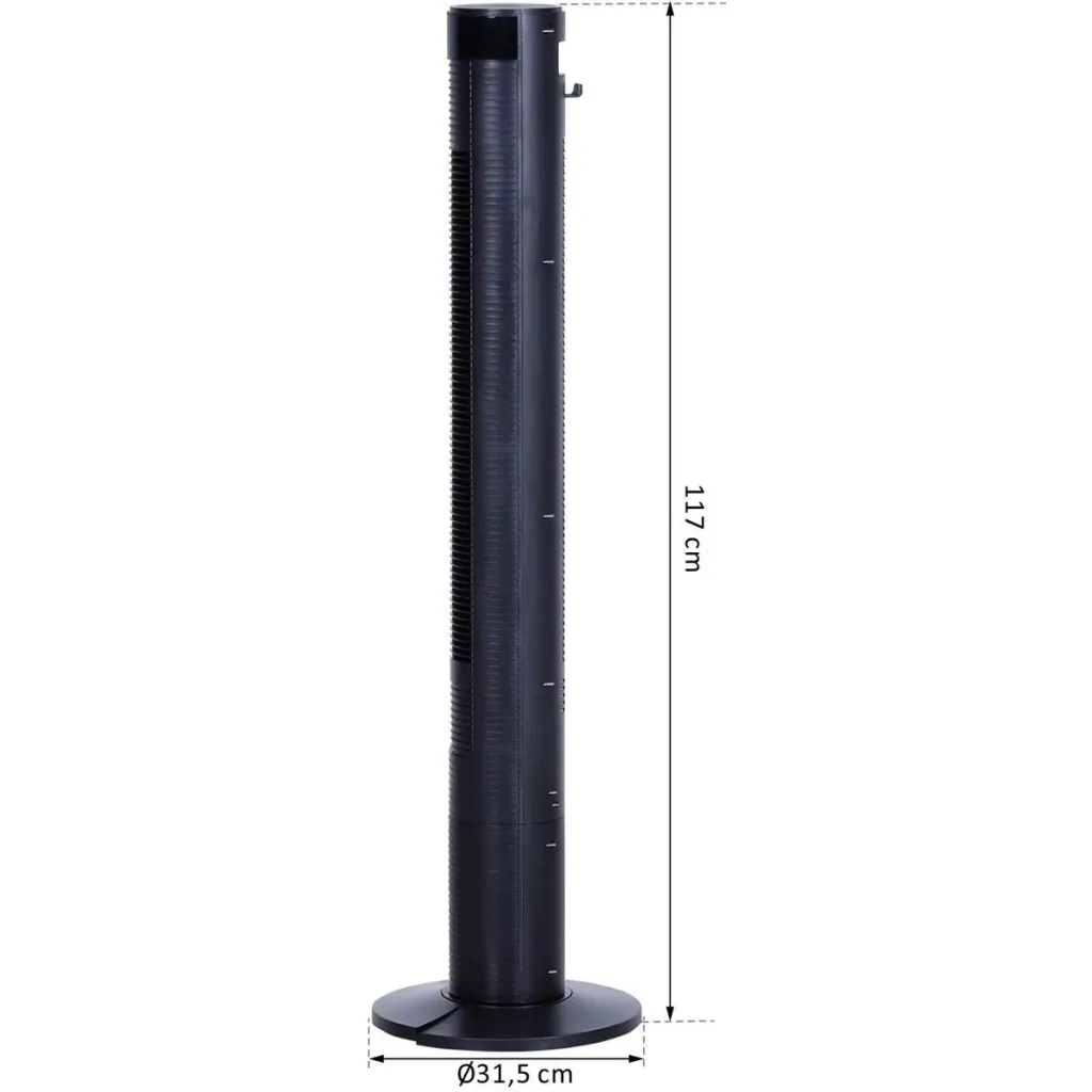 Turmventilator mit Fernbedienung