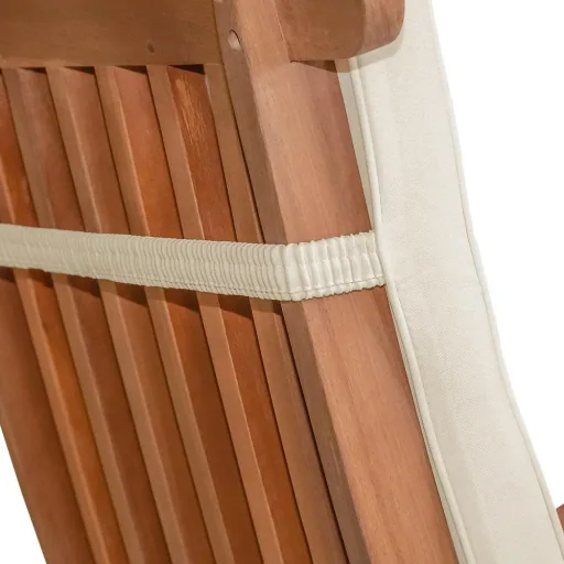 Gartenkissen - Für Liege - Creme - 173x43x6cm