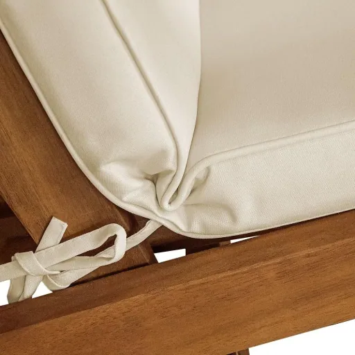 Gartenkissen - Für Liege - Creme - 173x43x6cm