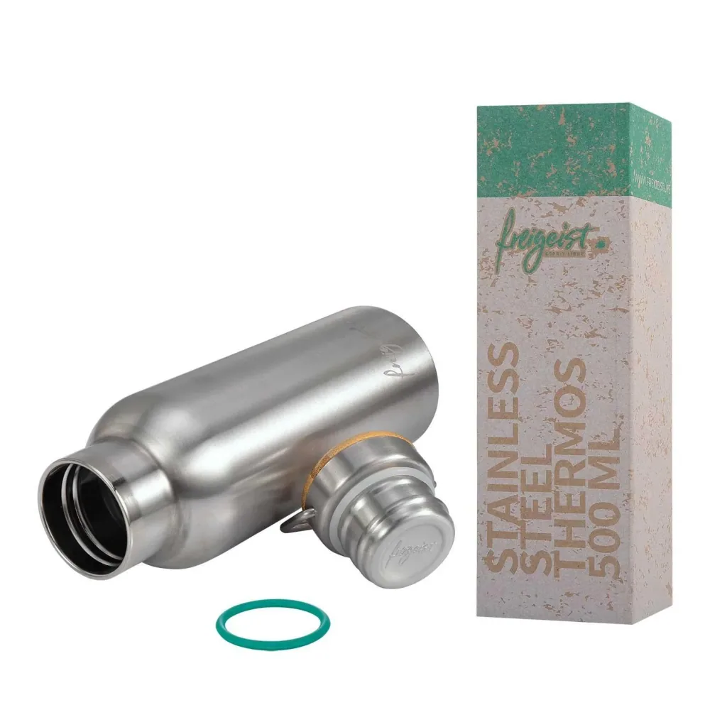 Edelstahl Isolierflasche, doppelwandig vakuumisoliert, 500 ml