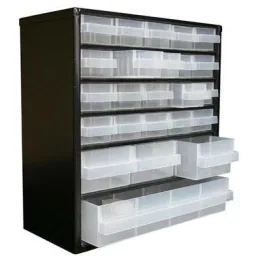 Schubladenblock mit 24 Schubladen - 33x30,6x15cm MET Loose Insert A9-1 - Kunststoff
