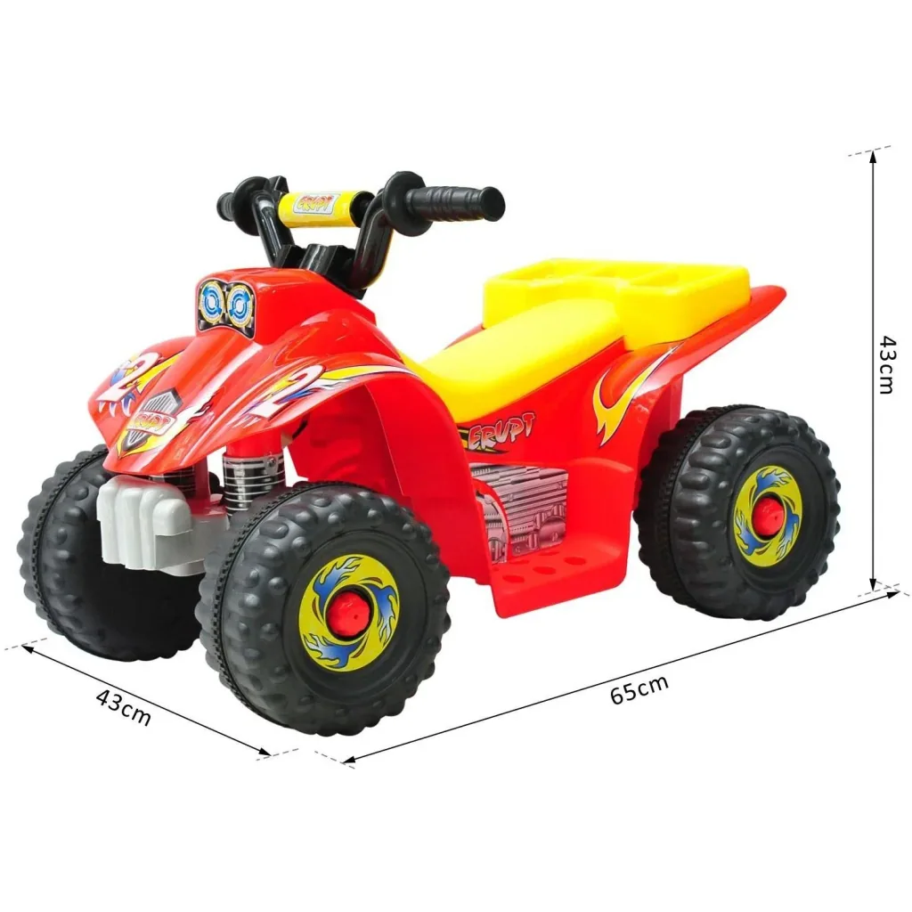Elektro Kinderauto Quad Kindermotorrad rot