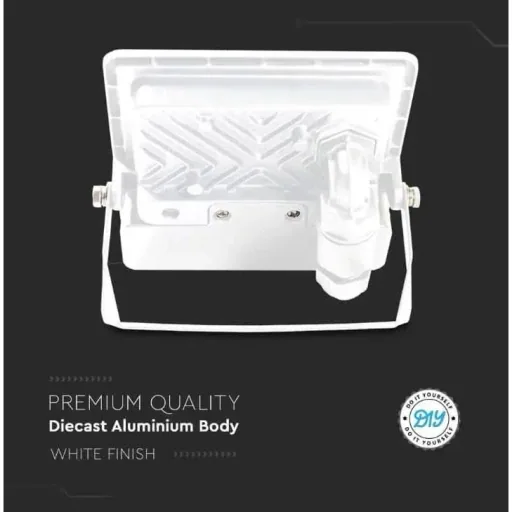 VT-138S LED-Flutlicht mit Sensor - 30 W - 2340 Lm - 4000K - Weiß
