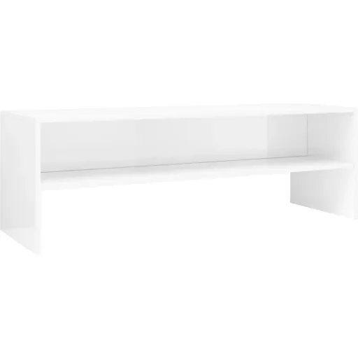 TV-Schrank 120x40x40 cm Hochglanz weiß Spanplatte