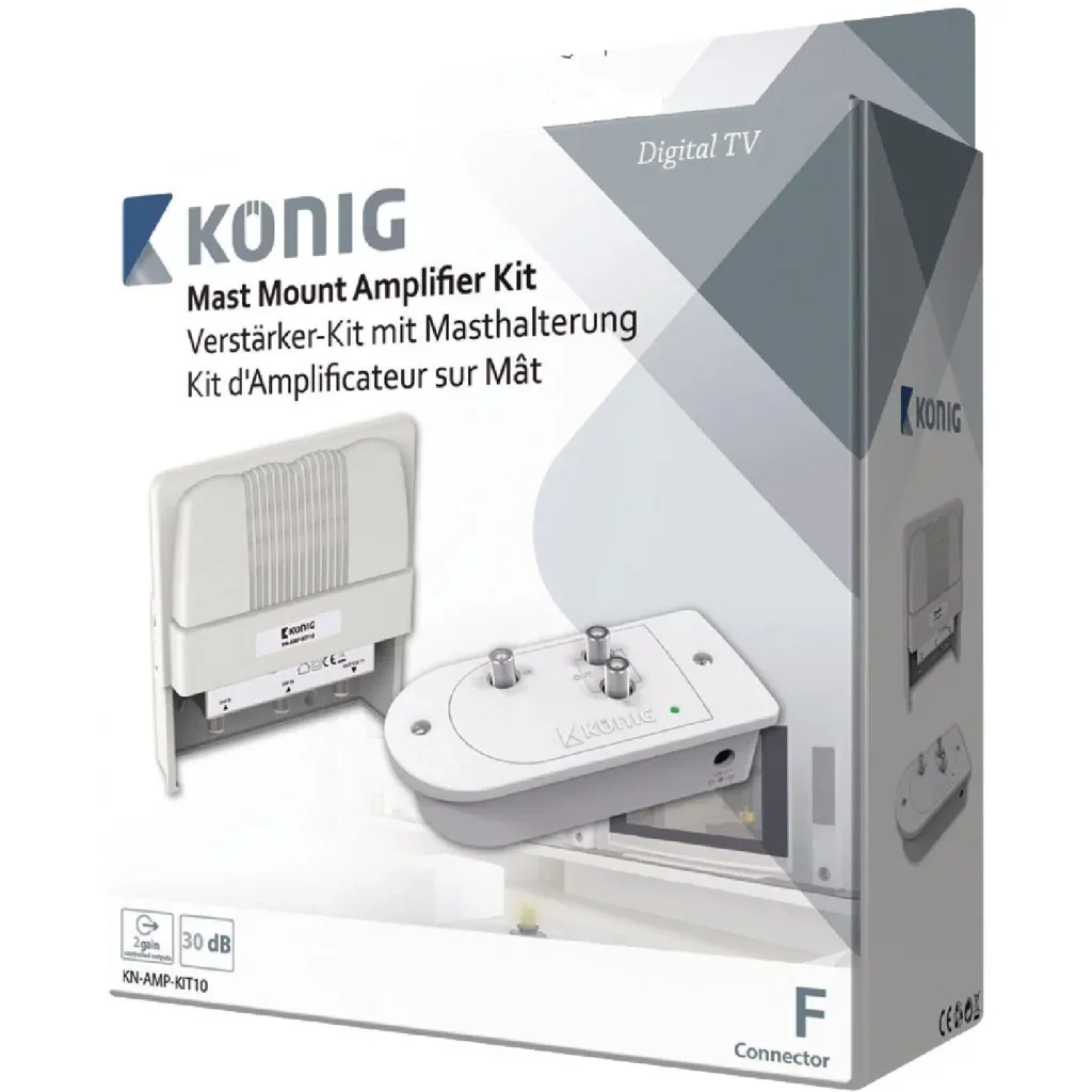 Kabel-TV Mastverstärker 30 dB 170-862 MHz