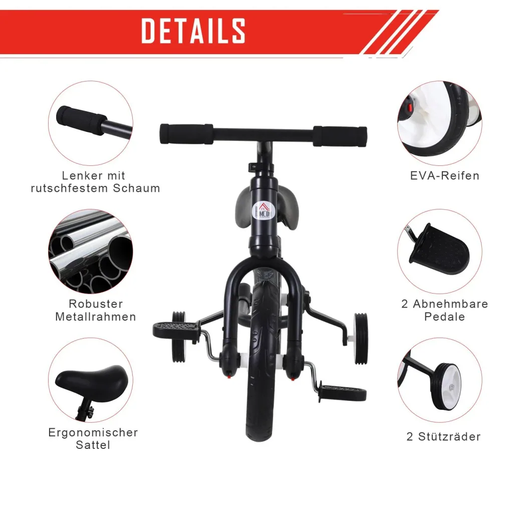 2-in-1 Kinderfahrrad