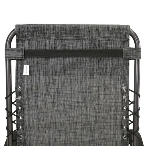Luxusliege anthrazit 165x65x113cm