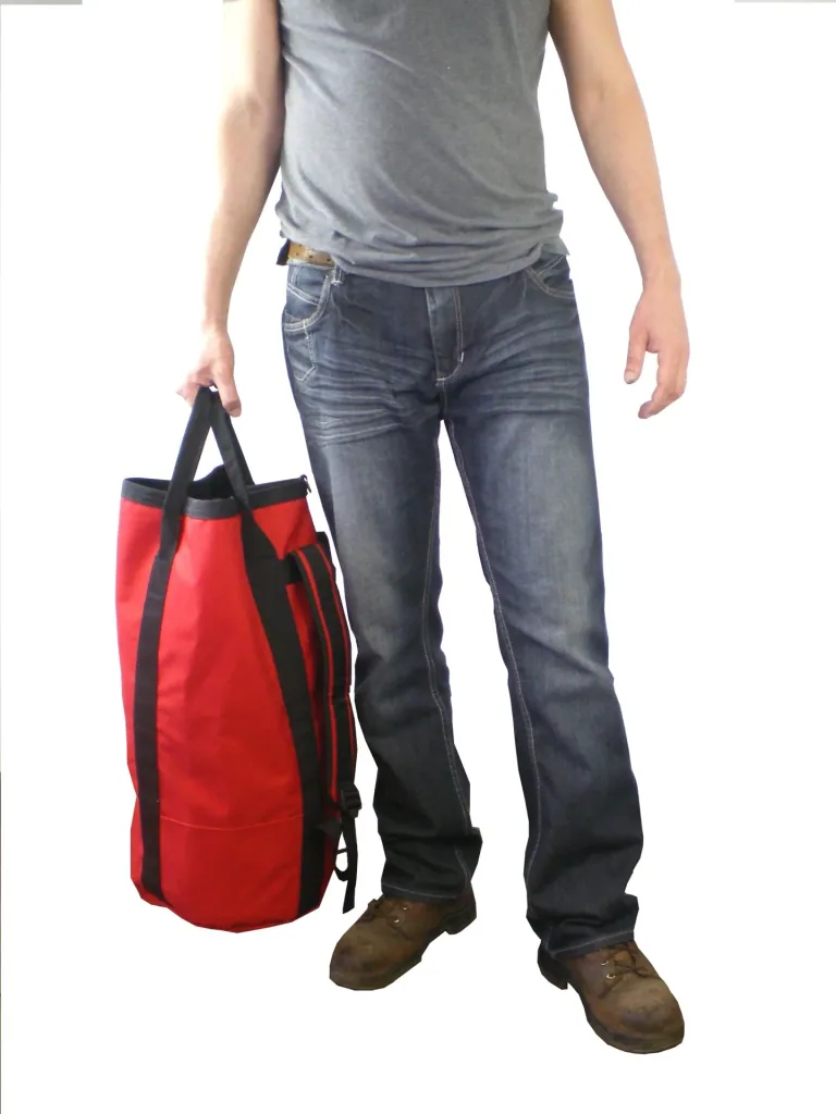 Seiltasche mit Schulterriemen für 100 m x 12 mm Seil