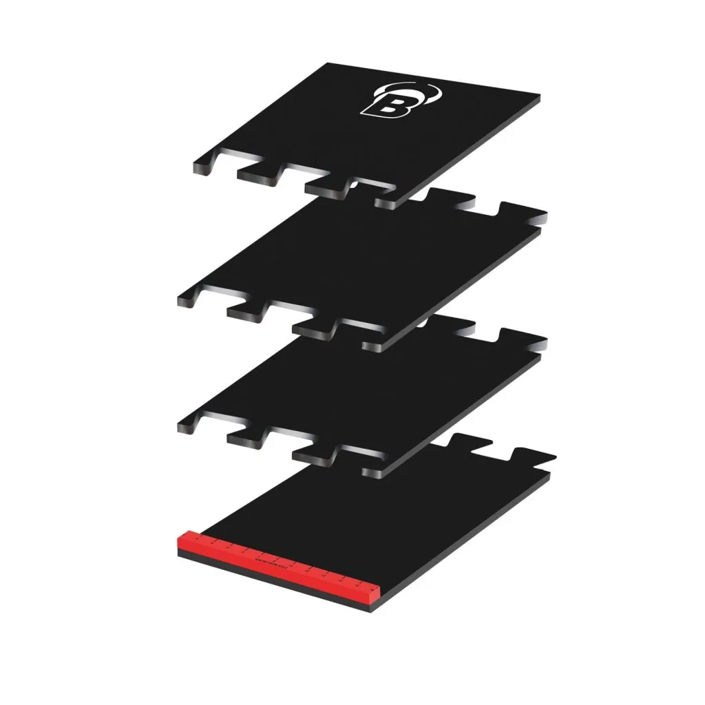 Puzzle Dartmatte aus Schaumstoff inklusive Oche 2,37 m
