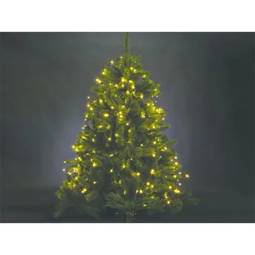 Vellight Weihnachtsbeleuchtung - für Weihnachtsbäume bis zu 180 cm - 220 LEDs - Warmweiß - Innen & Außen