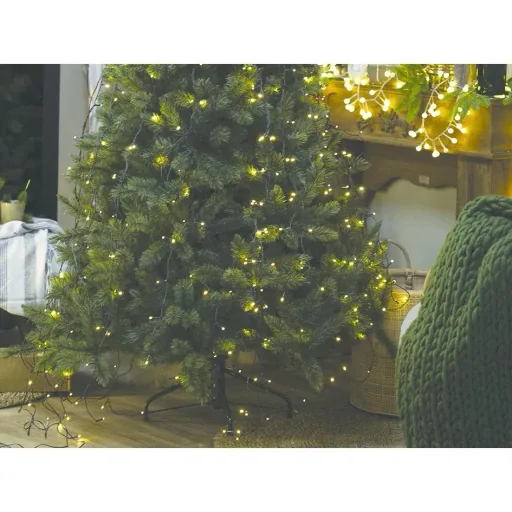 Vellight Weihnachtsbeleuchtung - für Weihnachtsbäume bis zu 180 cm - 220 LEDs - Warmweiß - Innen & Außen