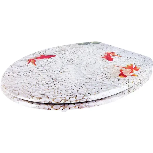Duroplast-Toilettensitz fischt