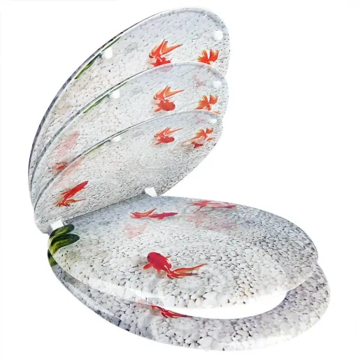 Duroplast-Toilettensitz fischt