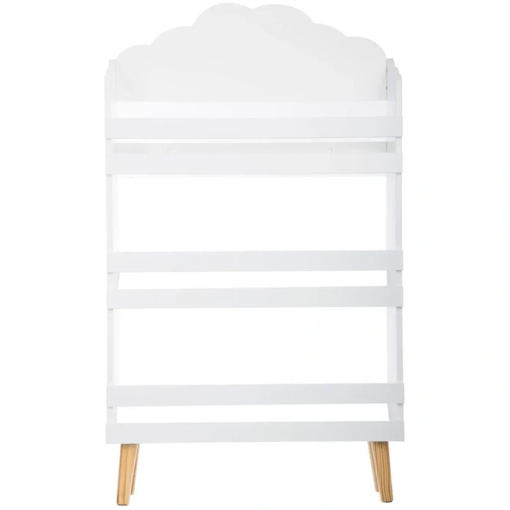 Schrank im Wolfsdesign - 58x100x18 cm - Weiß