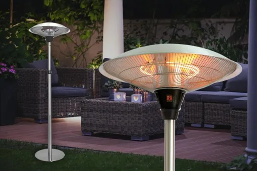 Terrassenheizer - Wärmepilz Elektro mit 3 Heizstufen