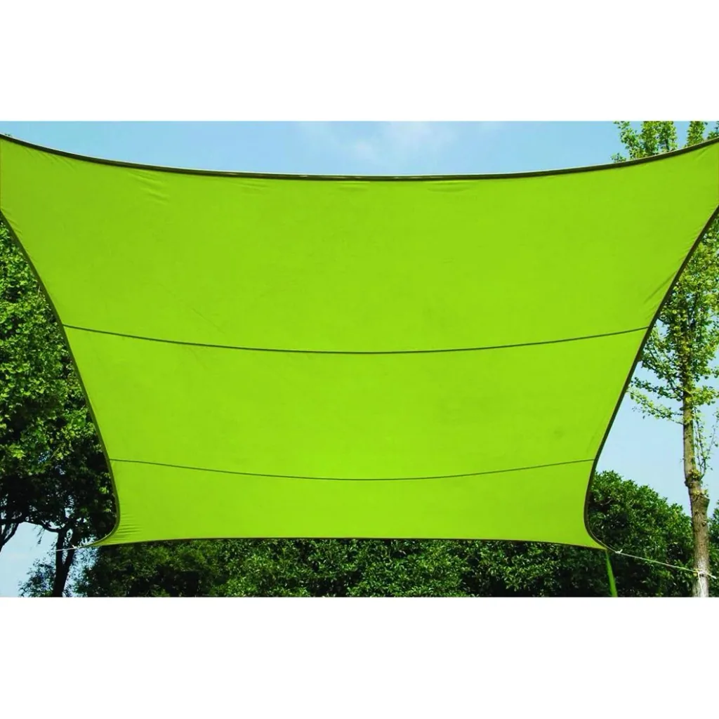 sonnensegel - rechteckig - 2 x 3 m - lime grün
