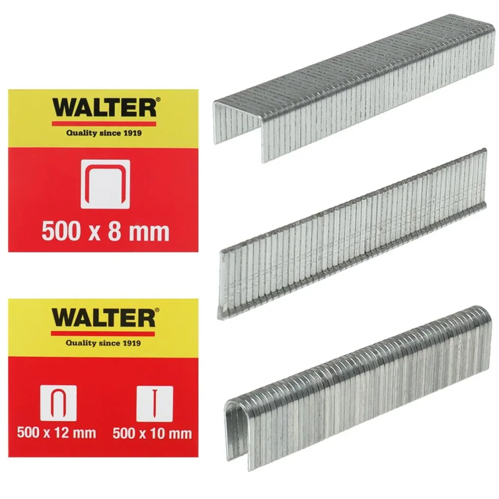 Handtacker-Set inklusive Klammern, Nägel und Krampen