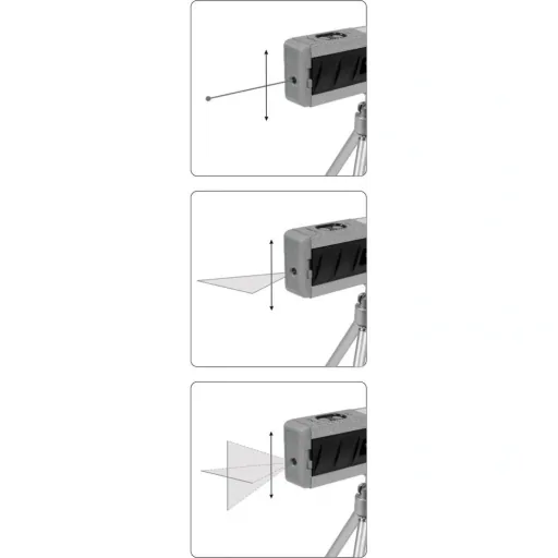 Laser-Wasserwaage mit Stativ - 170mm - Mit LED-Beleuchtung