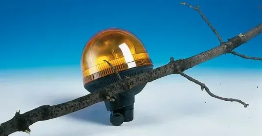 Rundumkennleuchte - Sockel flexibel, schlagfestes Gehäuse