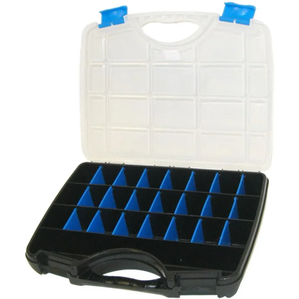 TAYG Sortierbox - 388 x 290 x 61 mm - Mit 21 herausnehmbaren Fächern