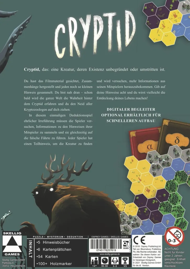 Cryptid - Nominiert zum Kennerspiel des Jahres 2022