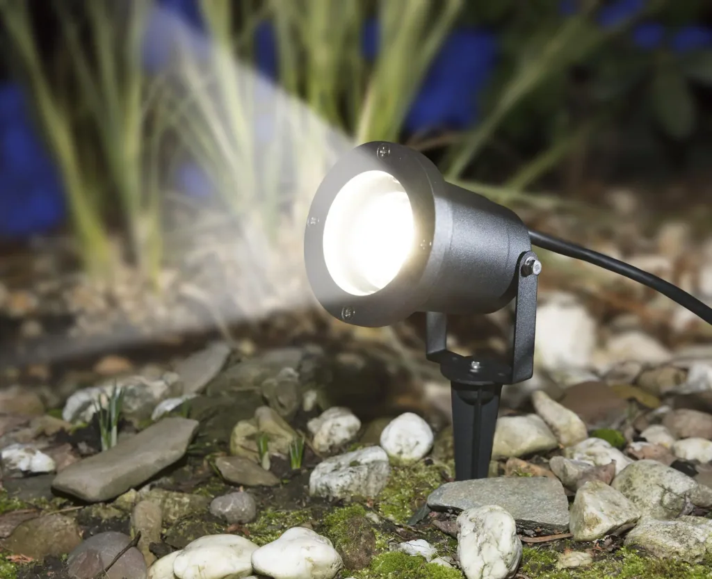 Außenstrahler aus Aluminium mit 3 Watt LED