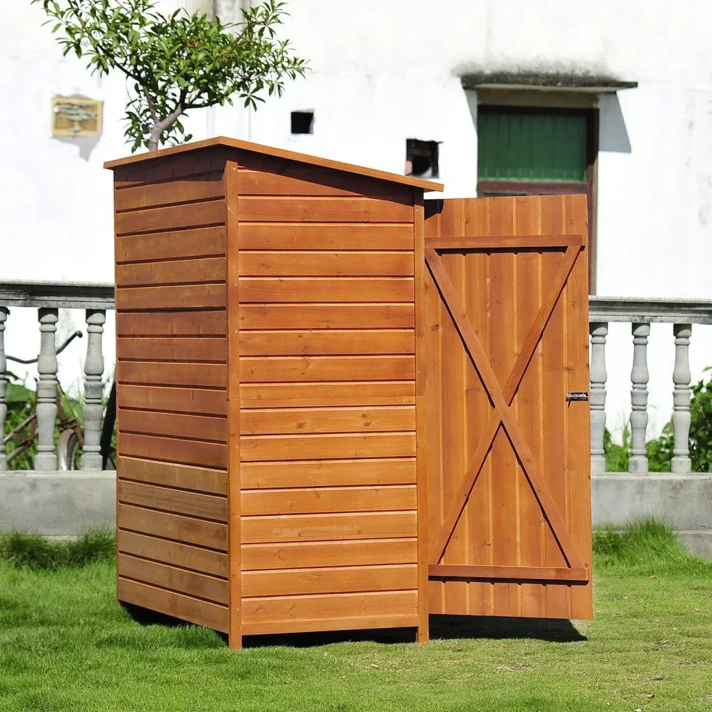 Gerätehaus Holz Gartenschuppen Geräteschuppen Doppeltür