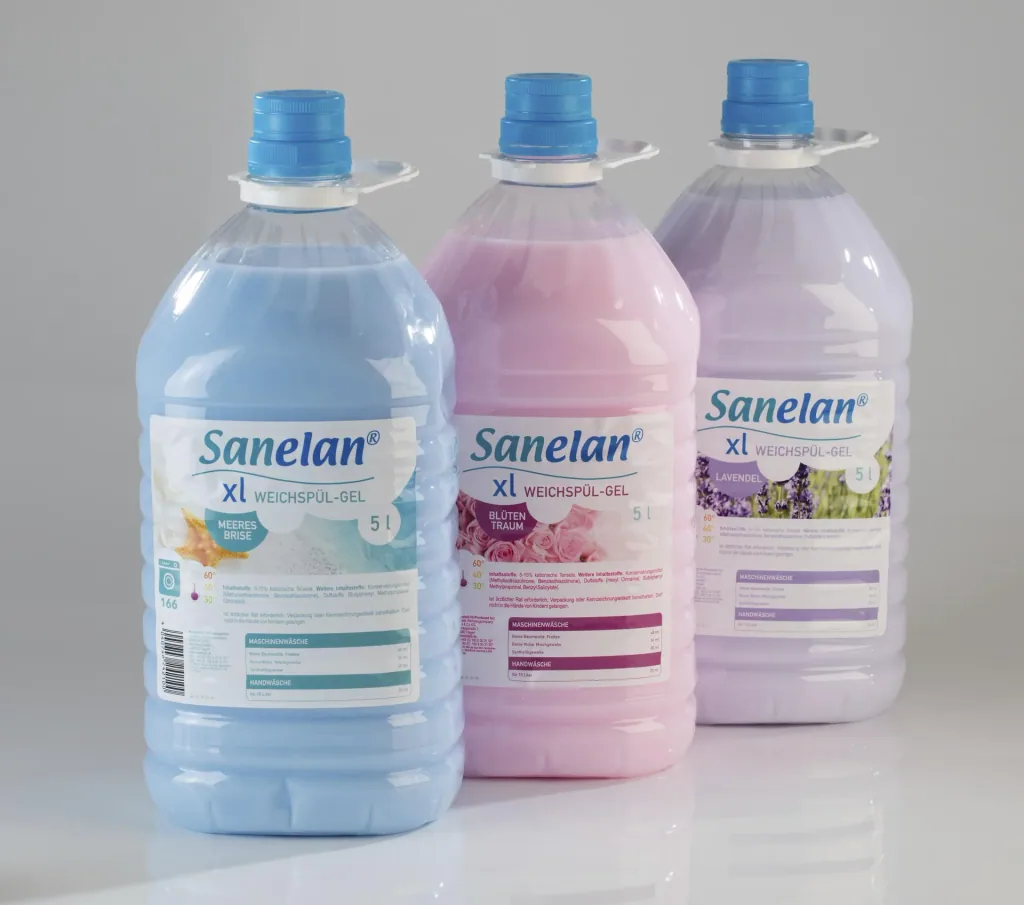 Weichspülgel Lavendel, 5 l inklusive Dosierbecher und Auslaufhahn