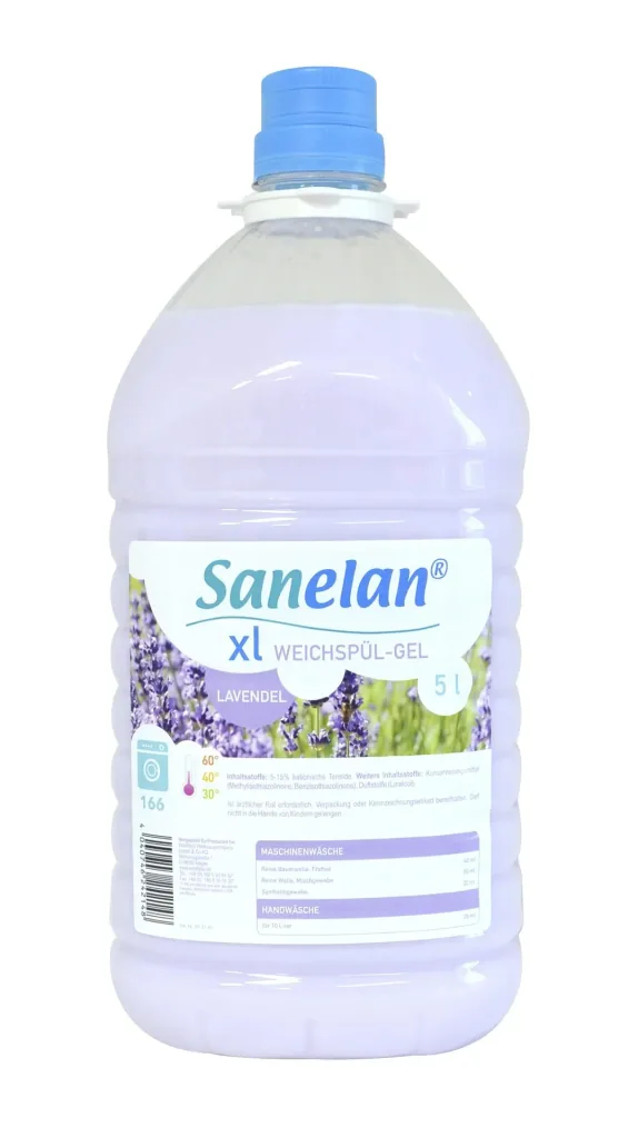 Weichspülgel Lavendel, 5 l inklusive Dosierbecher und Auslaufhahn