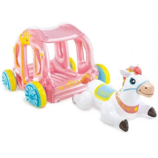 opblaasbare prinsessenkoets 145 x 135 x 104 cm