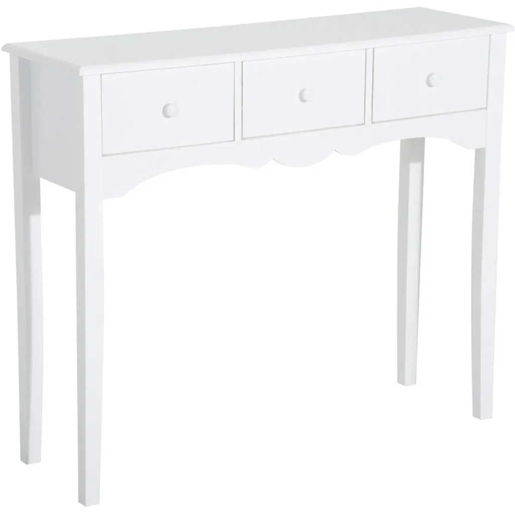 Konsolentisch MDF, weiß