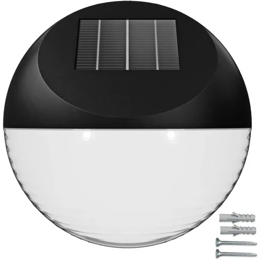 LED Solar Lampe - Wandleuchte 6er Set - Durchmesser 11cm