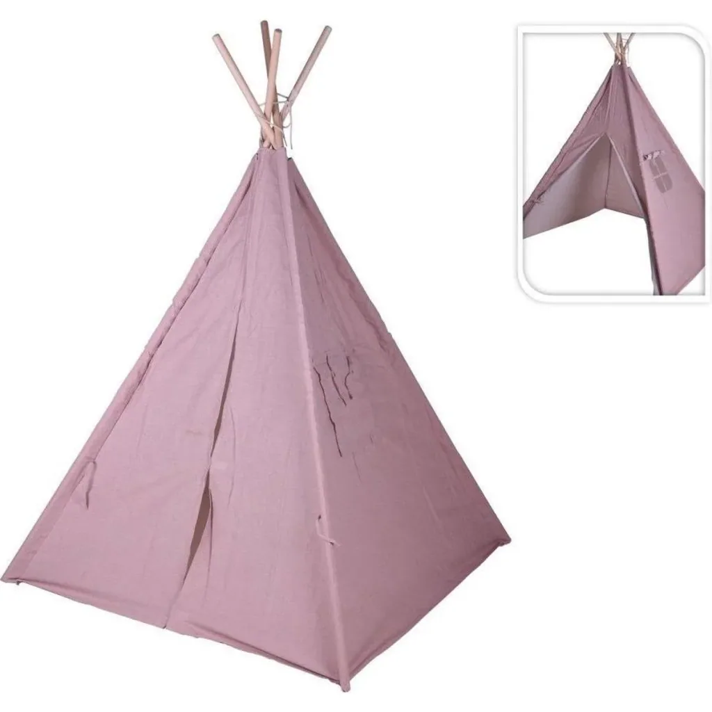 KidCollection Premium Tipi Zelt - 103x103x160cm - Rosa