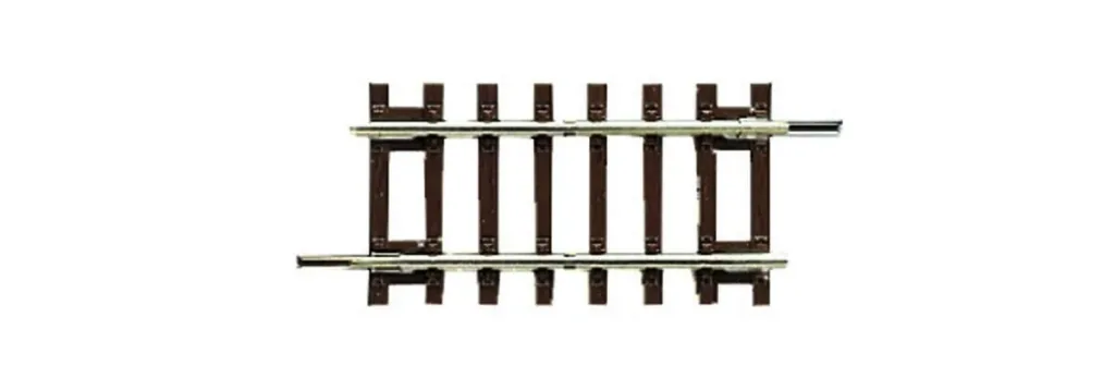 12 Stück Gerades Gleis G¼, Länge 57,5 mm (Viertel Standardlänge)
