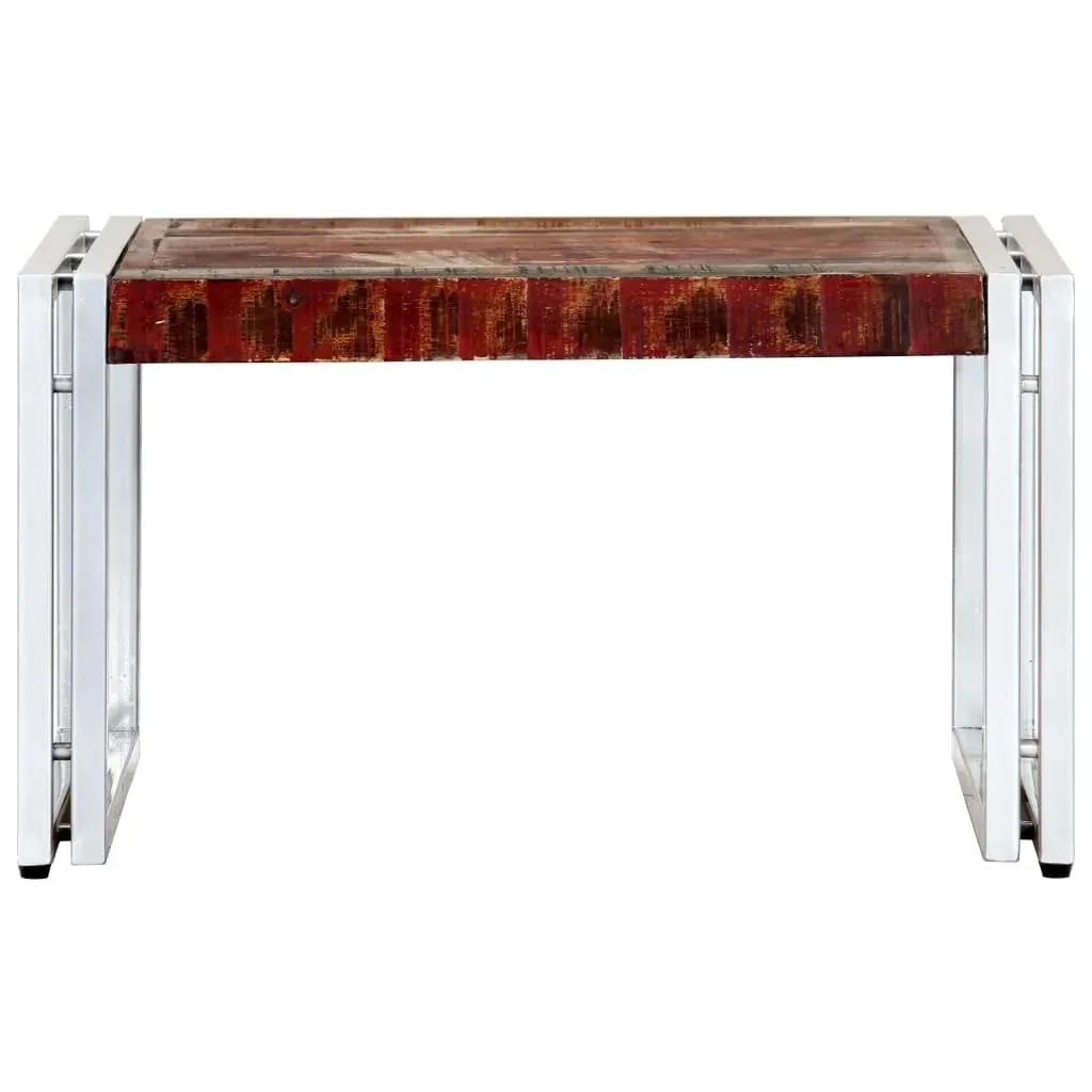 Couchtisch 60x60x35 cm aus massivem recyceltem Holz