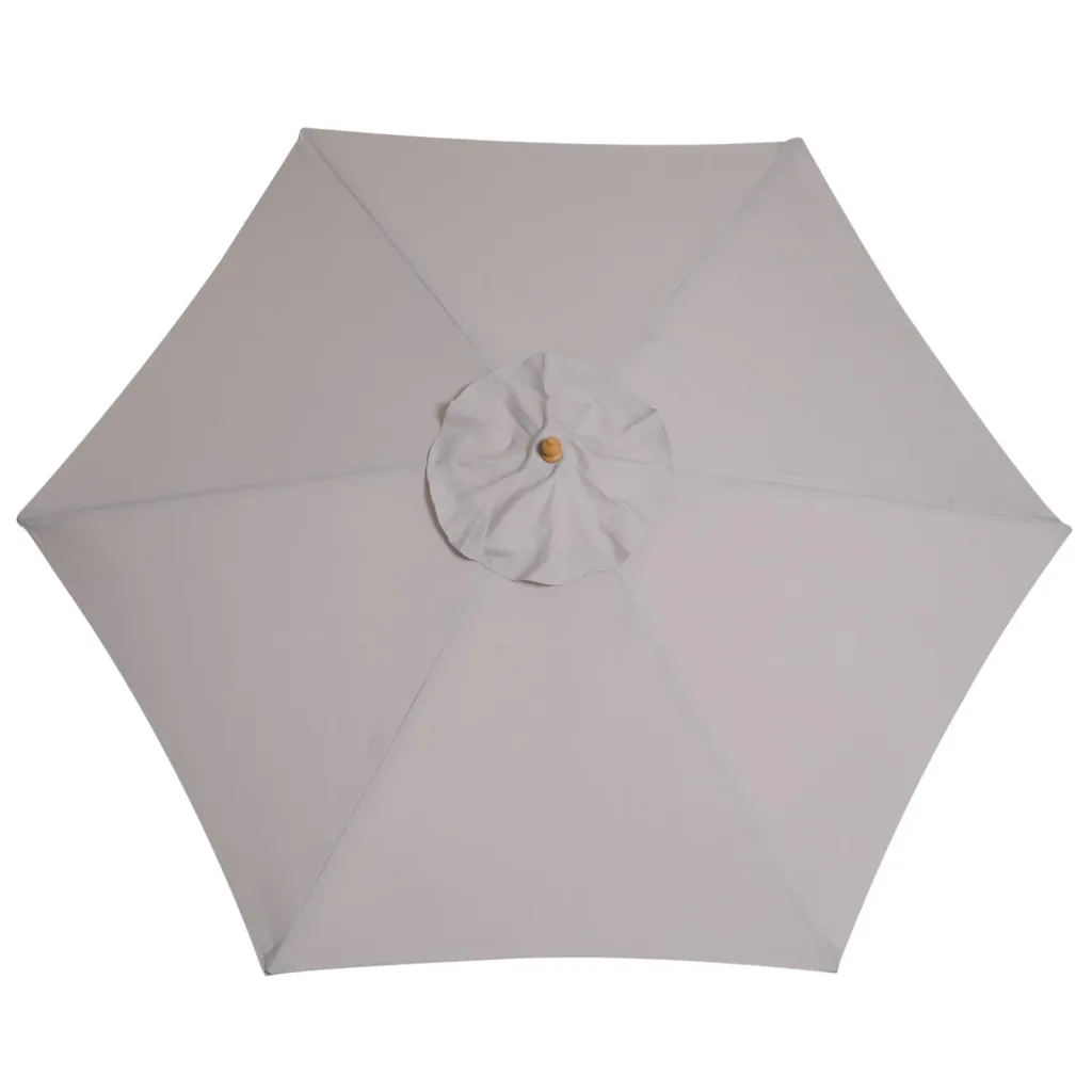 Sonnenschirmmarkise 3-Stufen-Bambus 180/ Polyester grau
