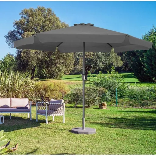 Sonnenschirm - Anthrazit - Ø330 cm