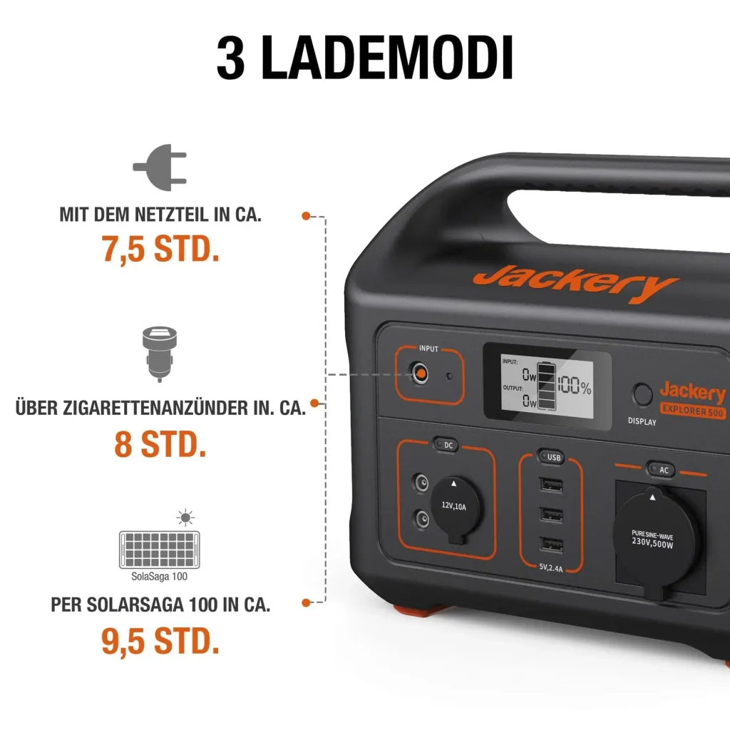Tragbare Powerstation Explorer 500, 518 Wh