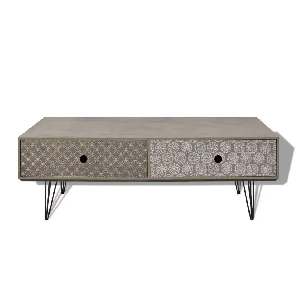 Couchtisch 100x60x35 cm grau