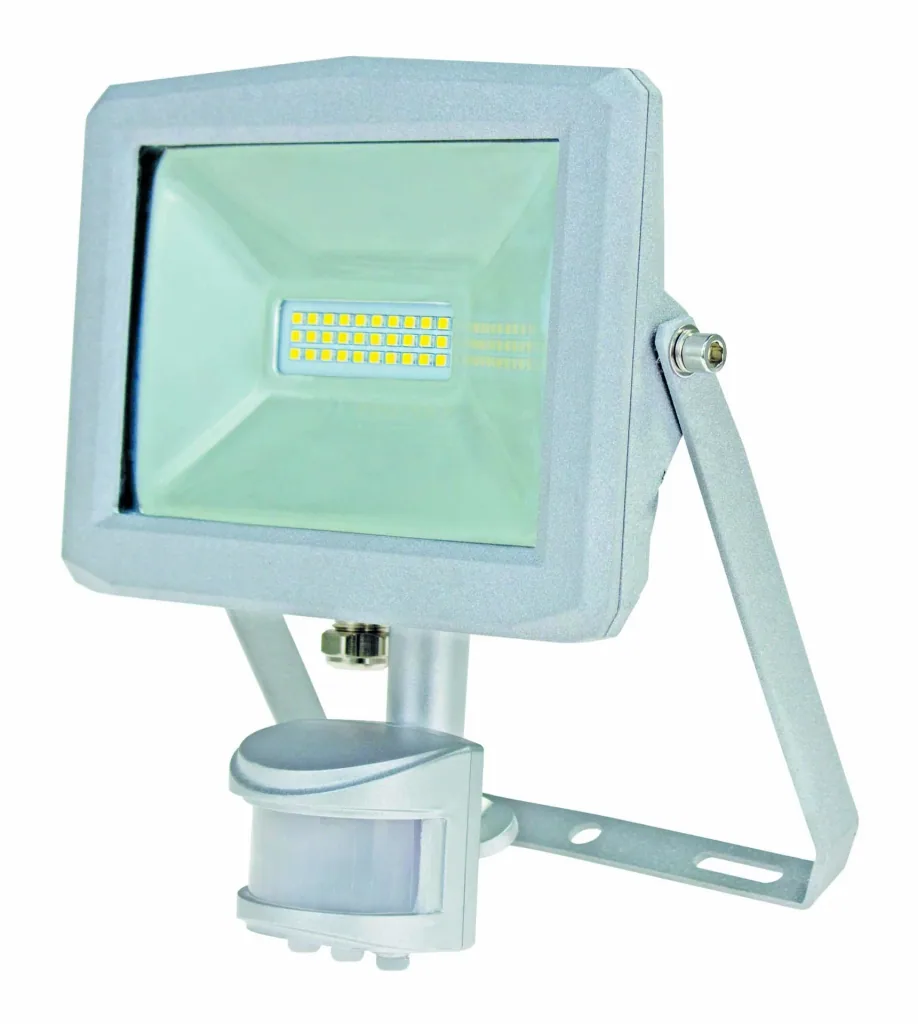 LED-Strahler Slimline 20W, IP44, mit Bewegungsmelder und Samsung-Chip