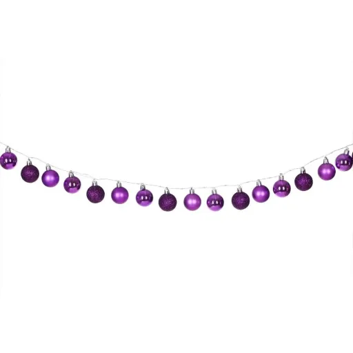 Weihnachtsbeleuchtung 40-LED - Lila - 2m